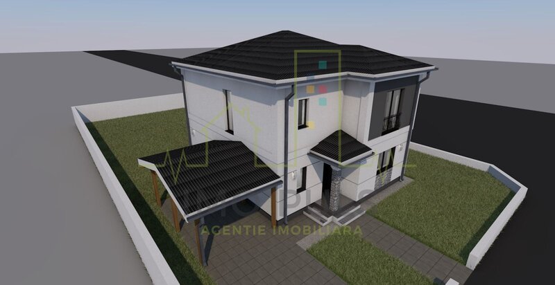 Timis  Casa Individuala. Carport. Finisaje la alegere. Foarte aproape de centura SUD.